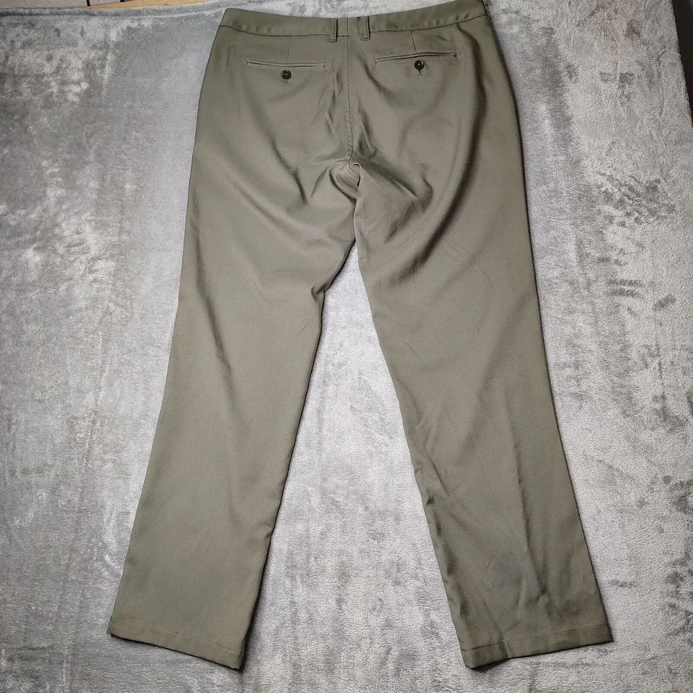 Mizzen Main Pants Men 36x32 Green Baron Chino Golf Performance Straight Athletic - Picture 2 of 14